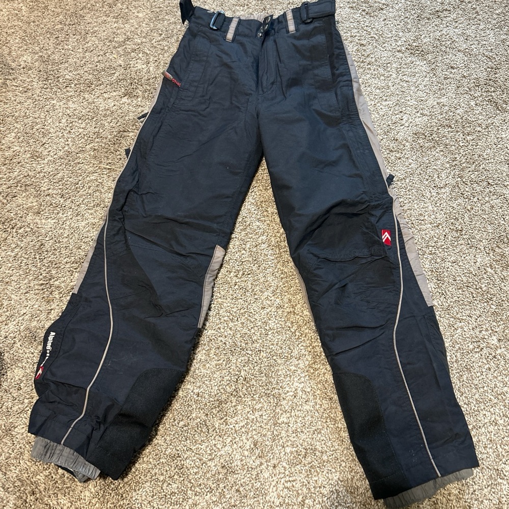 Alpine kids Black and Gray Cargo Pants